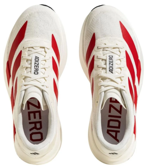 Adidas Adizero EVO SL Woven Men's Running Shoes – White/Red (JS1182)