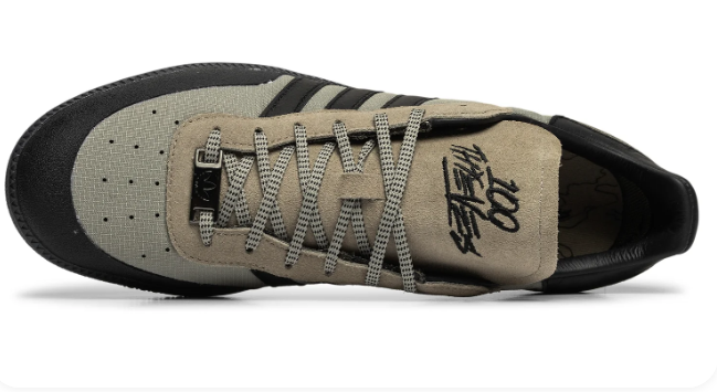 Adidas Originals x 100 Thieves 'Palos Hills' Sneakers – Silver / Core Black JR5536