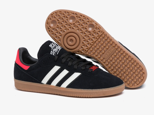 Adidas Originals x 100 Thieves 'Palos Hills' Sneakers – Black