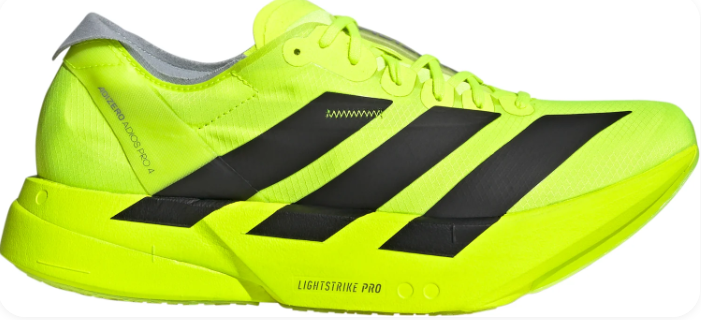Adidas Adizero Adios Pro 4 Men's Running Shoes – Lucid Lemon/Black