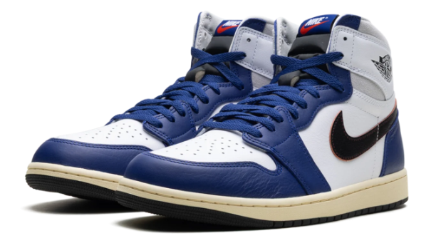 Air Jordan 1 High OG 'Rare Air' Deep Royal Blue Men's Sneakers – DZ5485-100