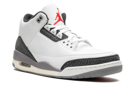 Air Jordan 3 'Cement Grey' Men's Sneakers – CT8532-106