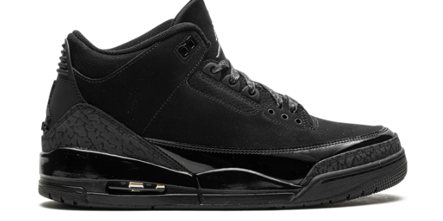 Air Jordan 3 'Black Cat' (2025) Men's Sneakers – CT8532-001