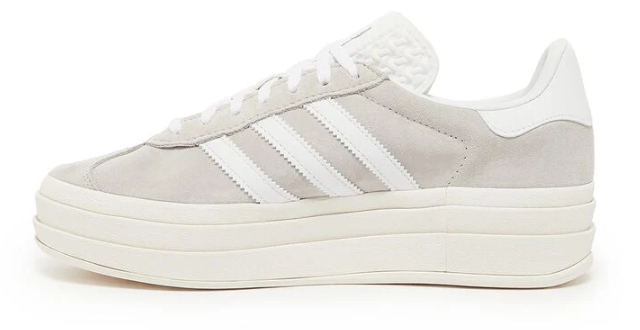 Adidas Gazelle Bold 'Grey White' Sneakers – Women's HQ6893