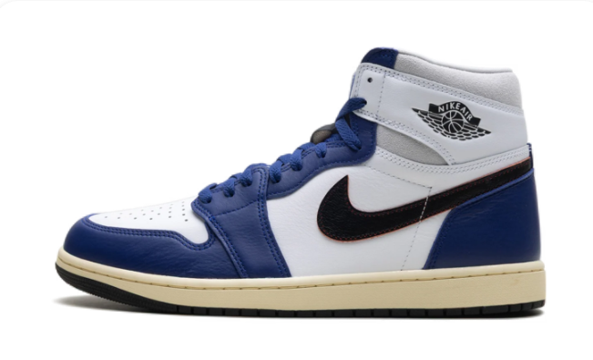 Air Jordan 1 High OG 'Rare Air' Deep Royal Blue Men's Sneakers – DZ5485-100