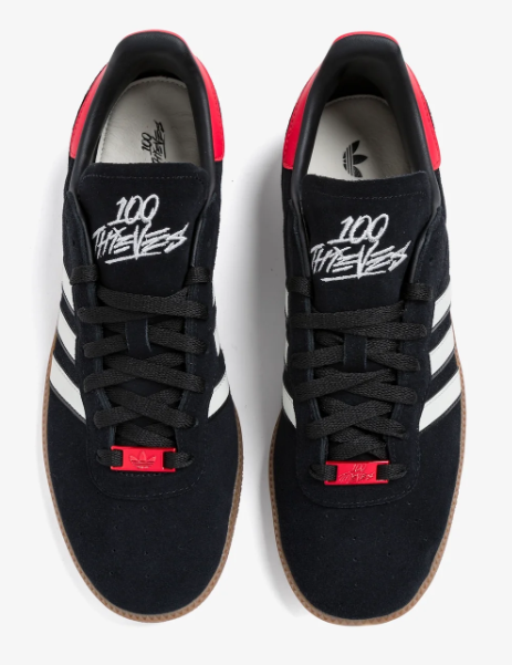 Adidas Originals x 100 Thieves 'Palos Hills' Sneakers – Black