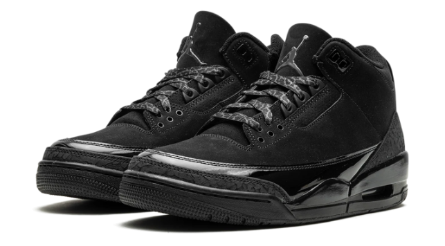 Air Jordan 3 'Black Cat' (2025) Men's Sneakers – CT8532-001