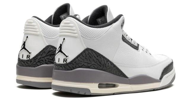 Air Jordan 3 'Cement Grey' Men's Sneakers – CT8532-106