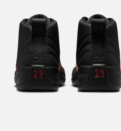 Air Jordan 12 Retro 'Bloodline' Men's Sneakers – Black / Varsity Red