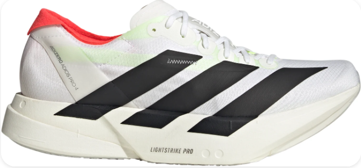 Adidas Adizero Adios Pro 4 Men's Running Shoes – White/Black/Red