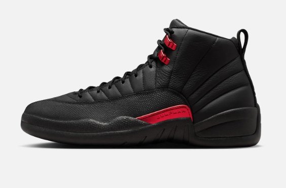 Air Jordan 12 Retro 'Bloodline' Men's Sneakers – Black / Varsity Red