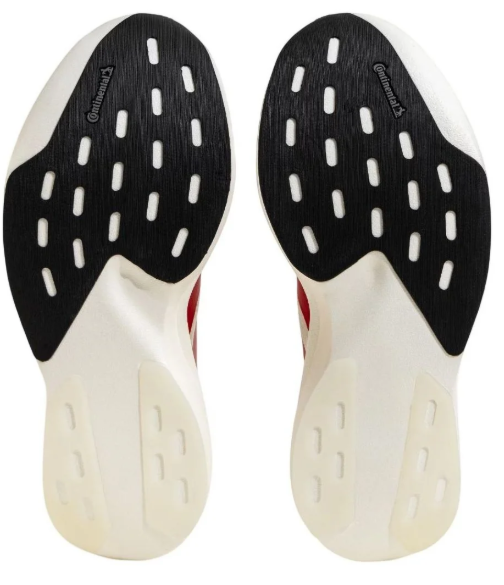 Adidas Adizero EVO SL Woven Men's Running Shoes – White/Red (JS1182)