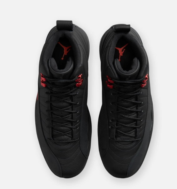 Air Jordan 12 Retro 'Bloodline' Men's Sneakers – Black / Varsity Red