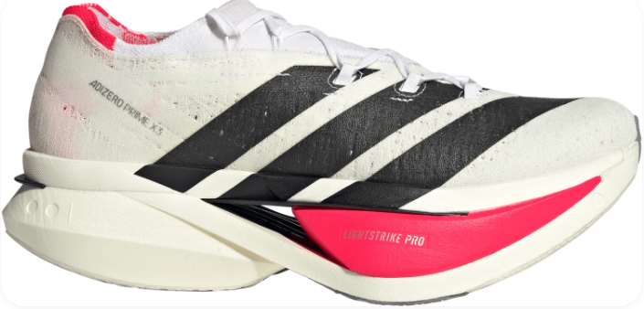 Adidas Adizero Prime X 3.0 Strung Men's Running Shoes – Cloud White/Lucid Red