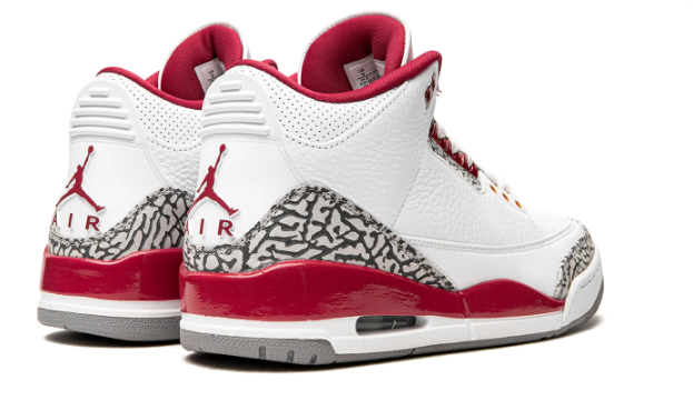Air Jordan 3 'Cardinal' Men's Sneakers – CT8532-126
