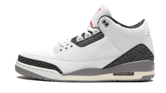 Air Jordan 3 'Cement Grey' Men's Sneakers – CT8532-106